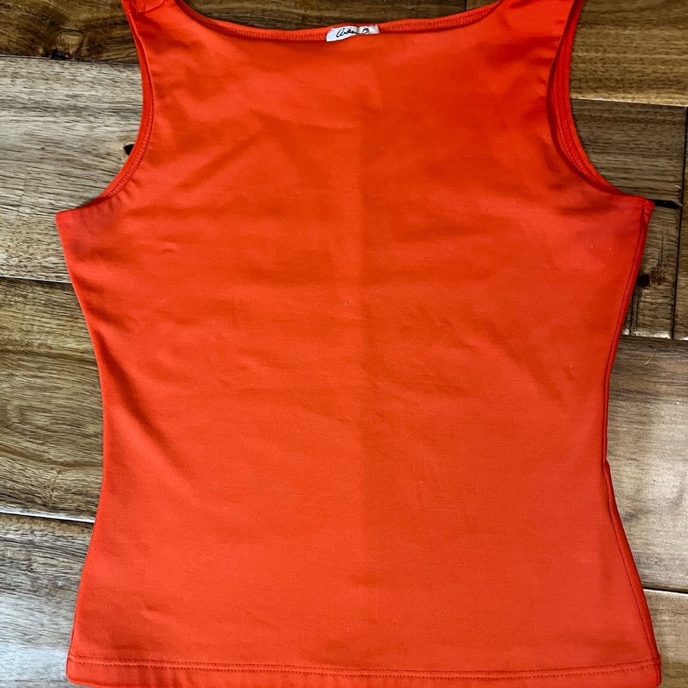 Orange tank top